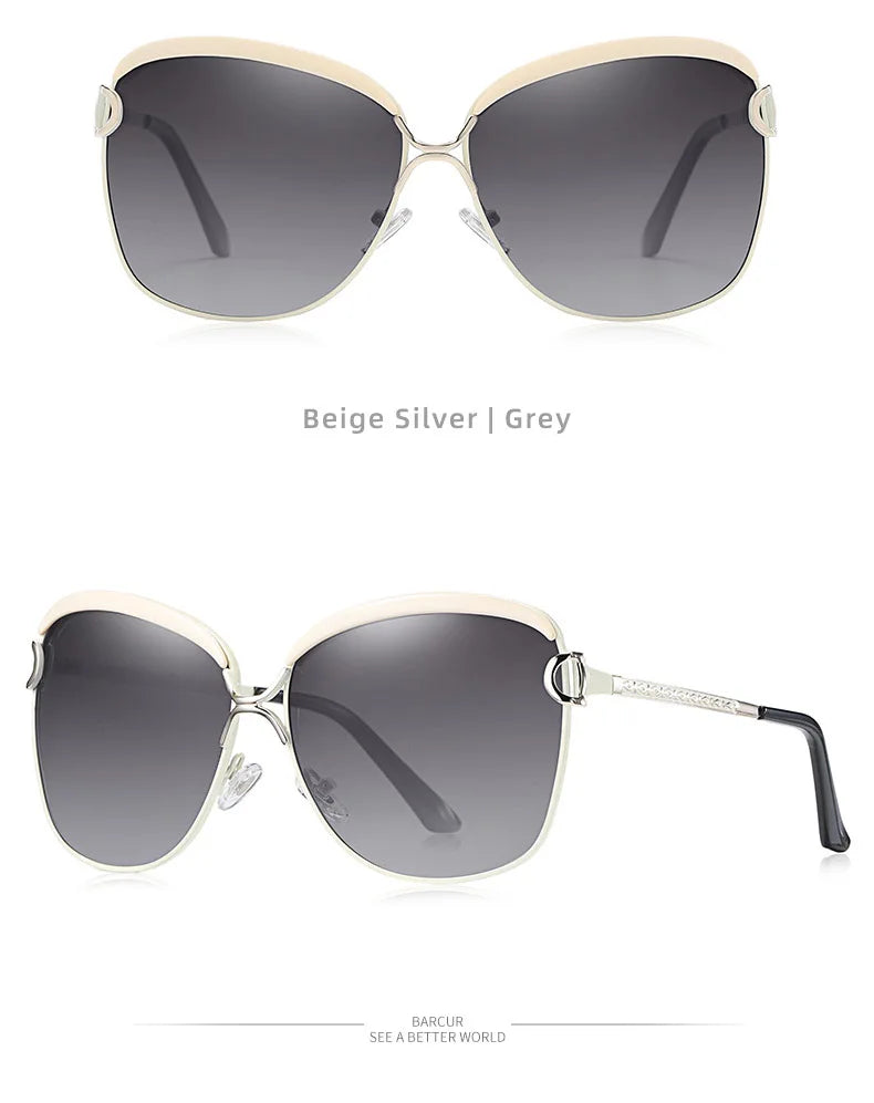 Stylish Aviator Sunglasses Polarized UV400 Mirrored Lenses Gradient Lenses