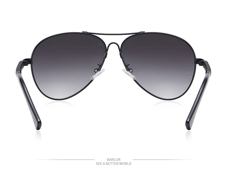 Classic Aviator Sunglasses Polarized UV400 Mirrored Gradient Lenses