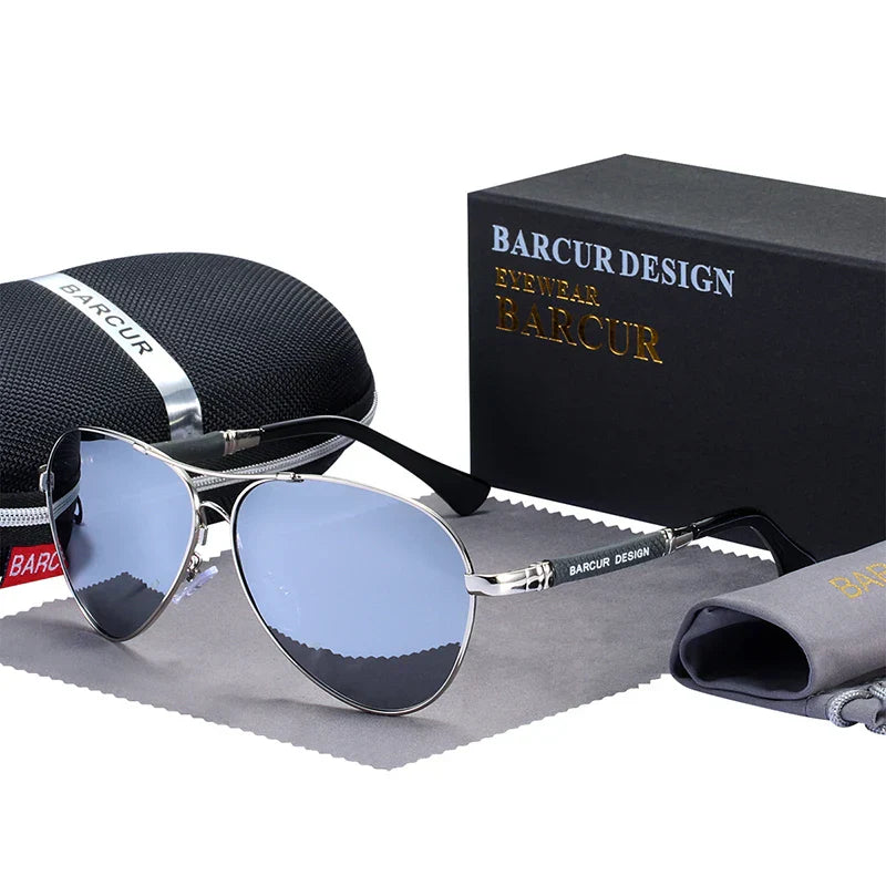 Classic Aviator Sunglasses Polarized UV400 Mirrored Gradient Lenses