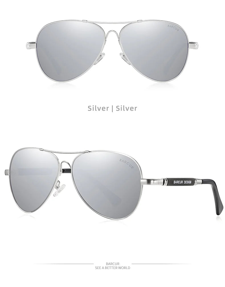 Classic Aviator Sunglasses Polarized UV400 Mirrored Gradient Lenses