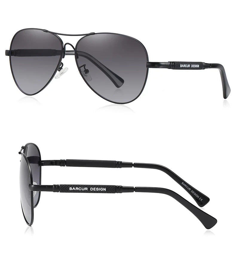 Classic Aviator Sunglasses Polarized UV400 Mirrored Gradient Lenses