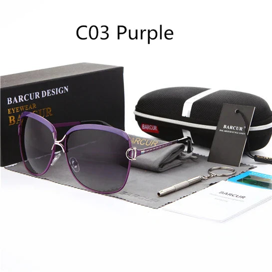 Stylish Aviator Sunglasses Polarized UV400 Mirrored Lenses Gradient Lenses