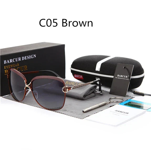 Stylish Aviator Sunglasses Polarized UV400 Mirrored Lenses Gradient Lenses