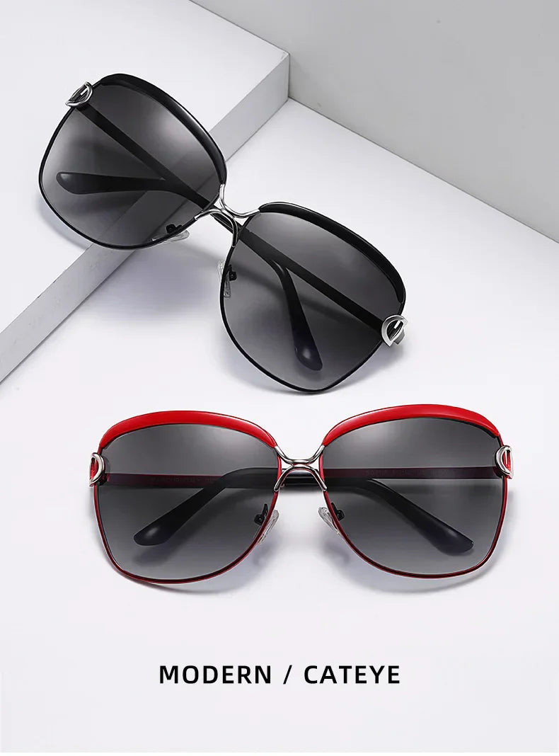 Stylish Aviator Sunglasses Polarized UV400 Mirrored Lenses Gradient Lenses