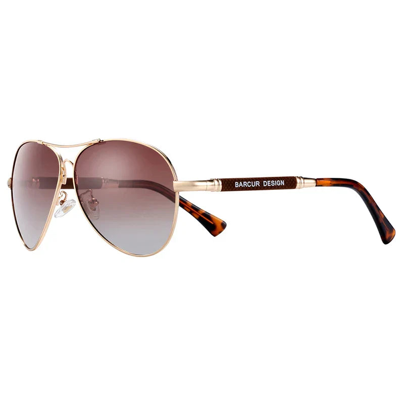 Classic Aviator Sunglasses Polarized UV400 Mirrored Gradient Lenses