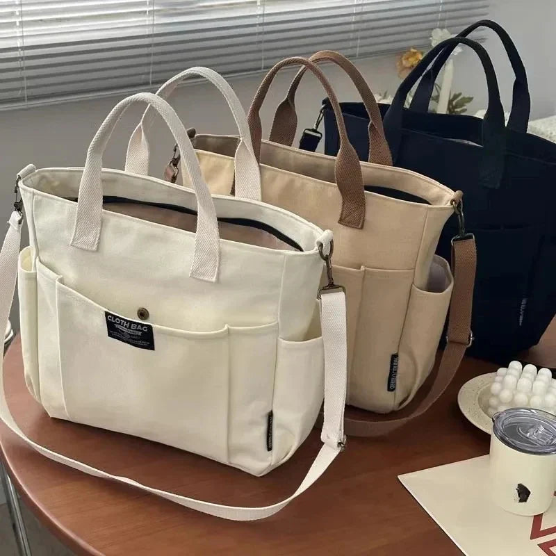 Moderne Shopper Lederoptik mit Reißverschluss