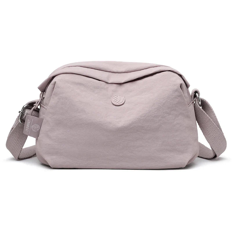 Stilvolle Crossbody Handtasche Nylon mit Reißverschluss mit