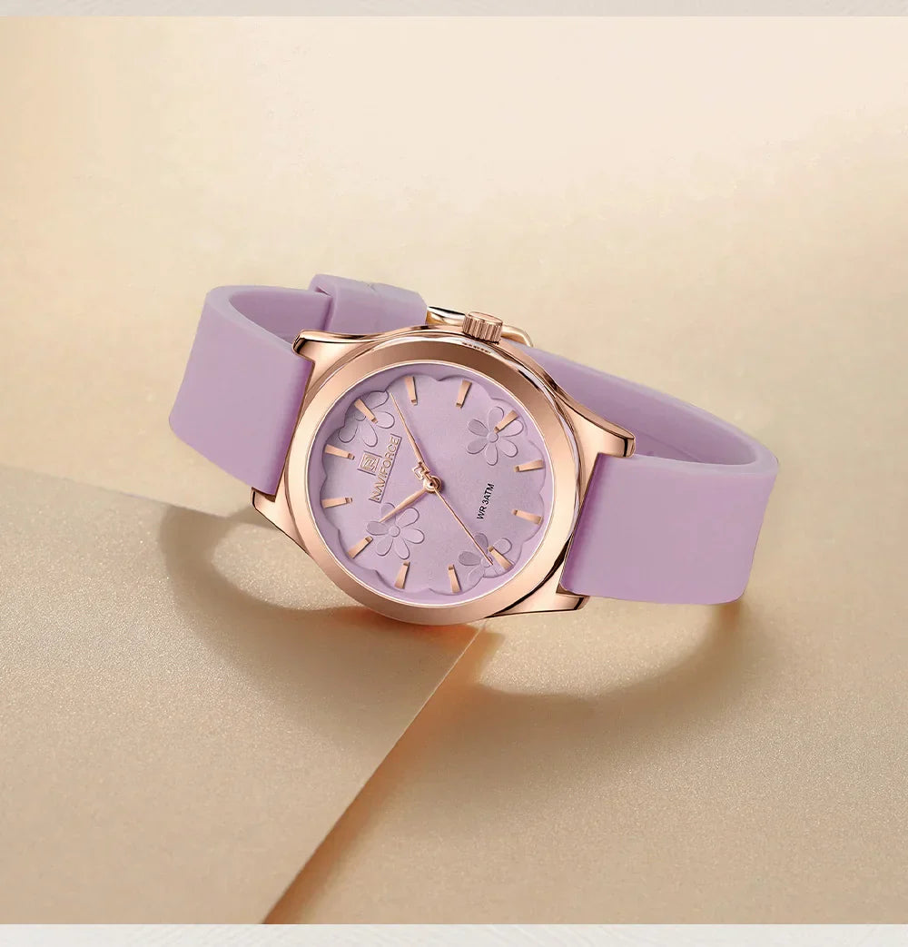 Elegante Damen Armbanduhr Analog Quarz wasserbeständig
