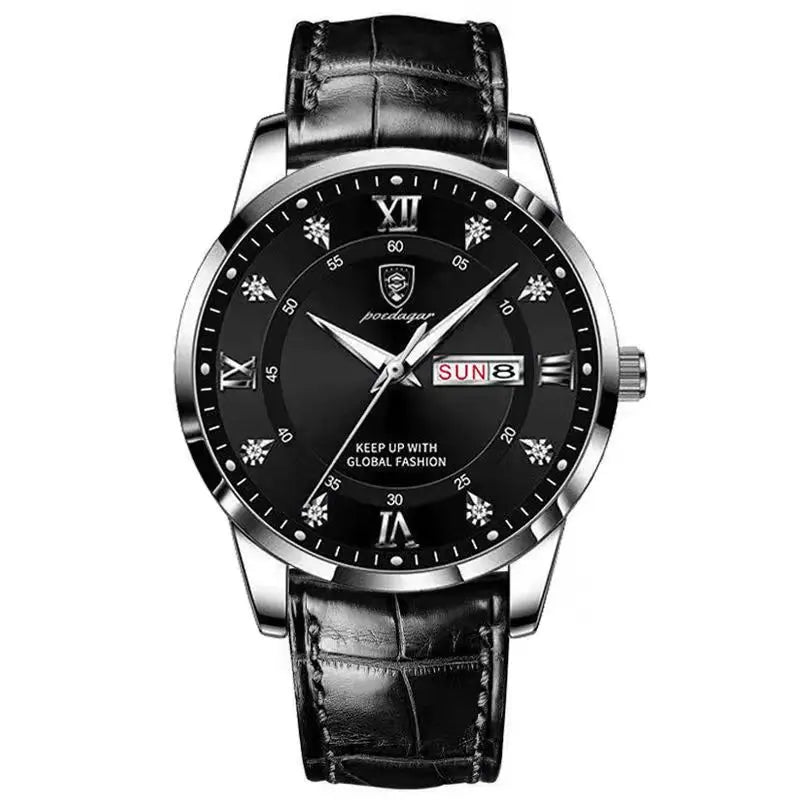 POEDAGAR Luxury Brand Men's Waterproof Watch