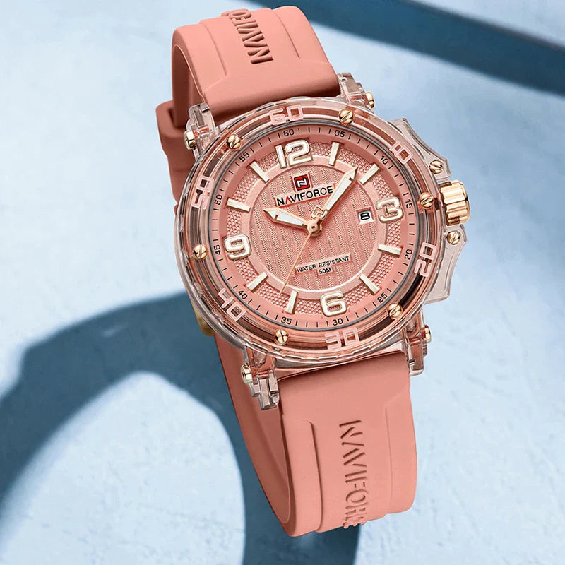 Moderne Damen Armbanduhr Analog Quarz wasserbeständig