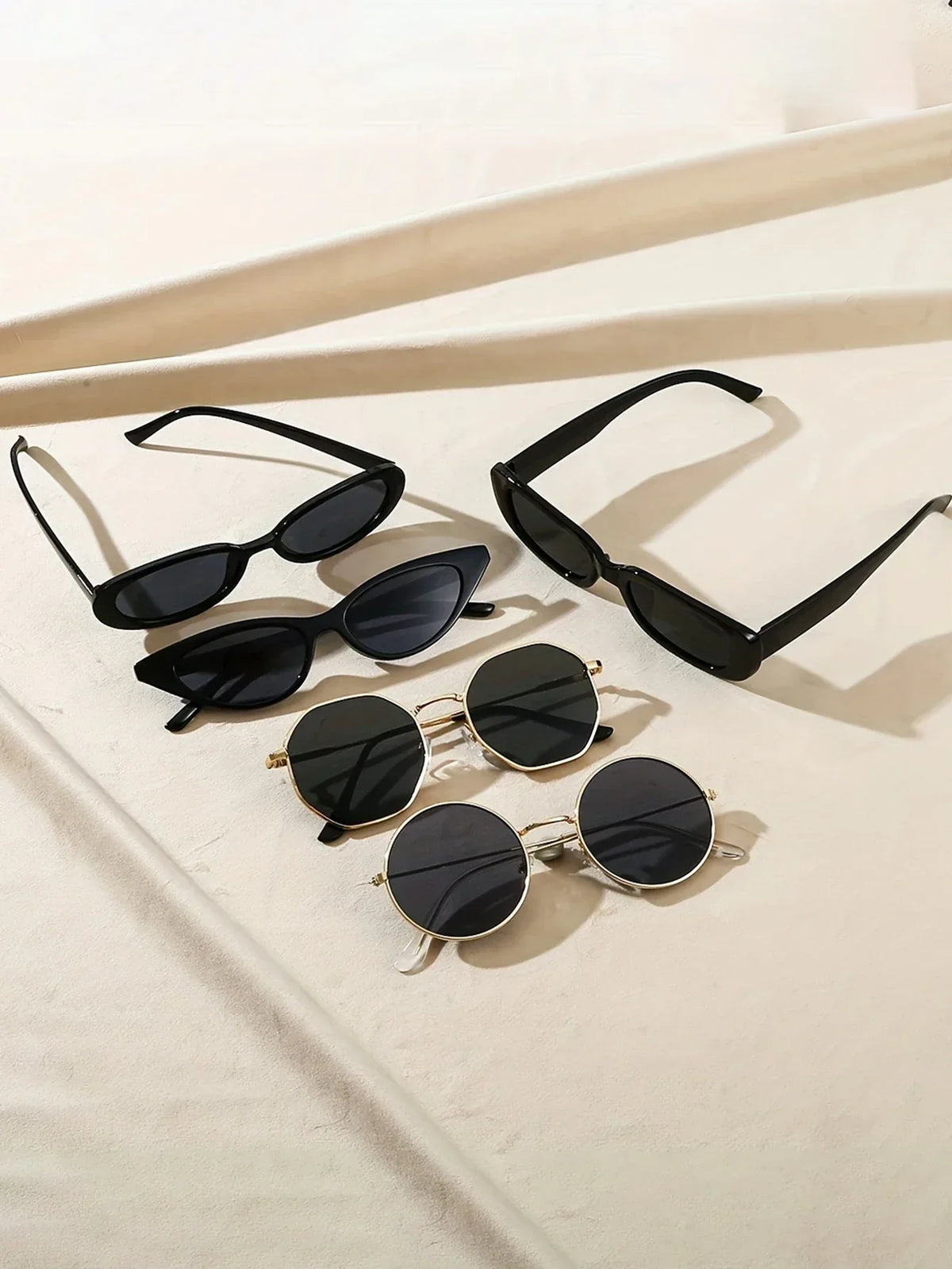 Elegante Sonnenbrille Metall UV400