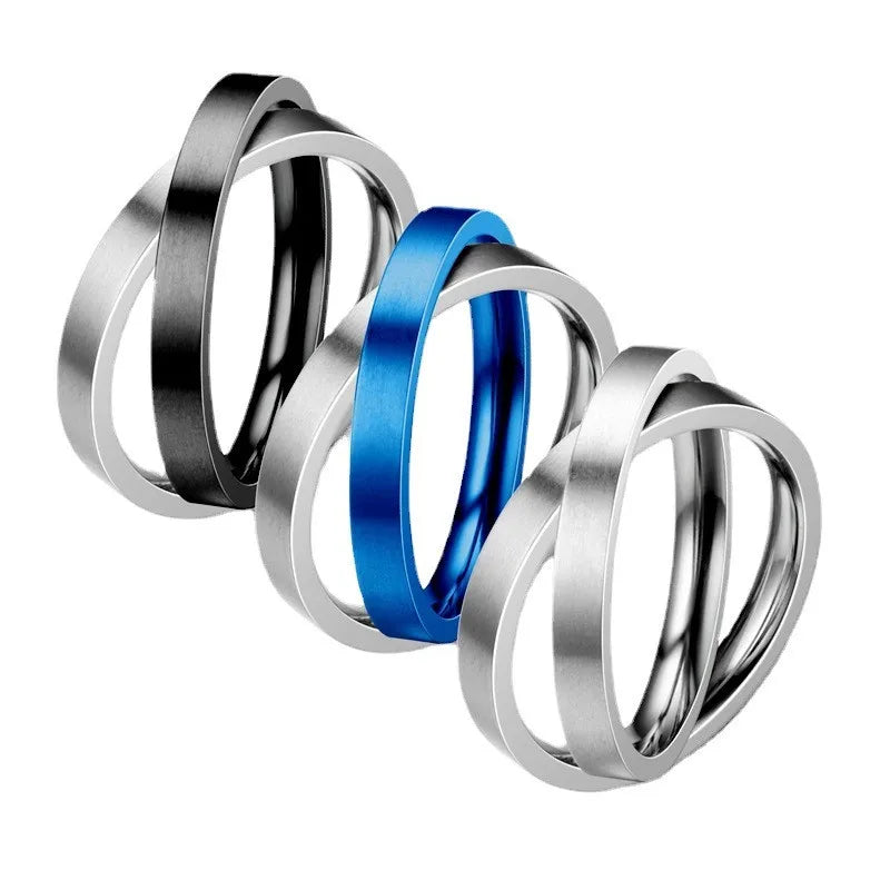 Anti-Stress Fidget Ring aus Edelstahl – Drehbarer Anxiety Spinner Ring