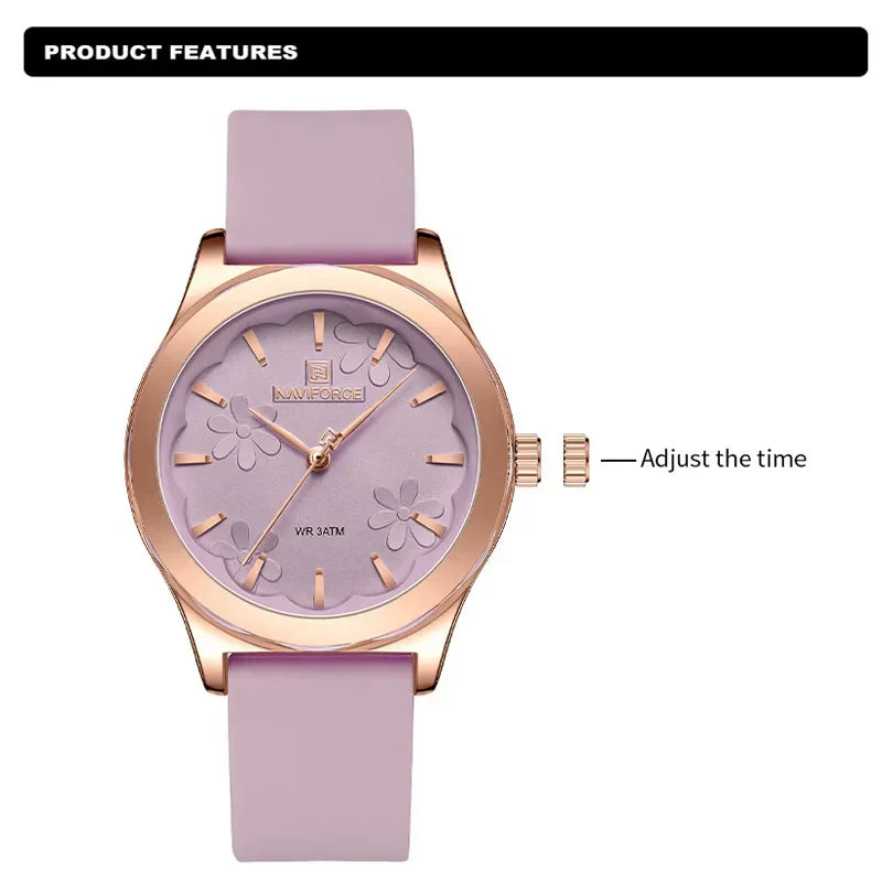 Elegante Damen Armbanduhr Analog Quarz wasserbeständig