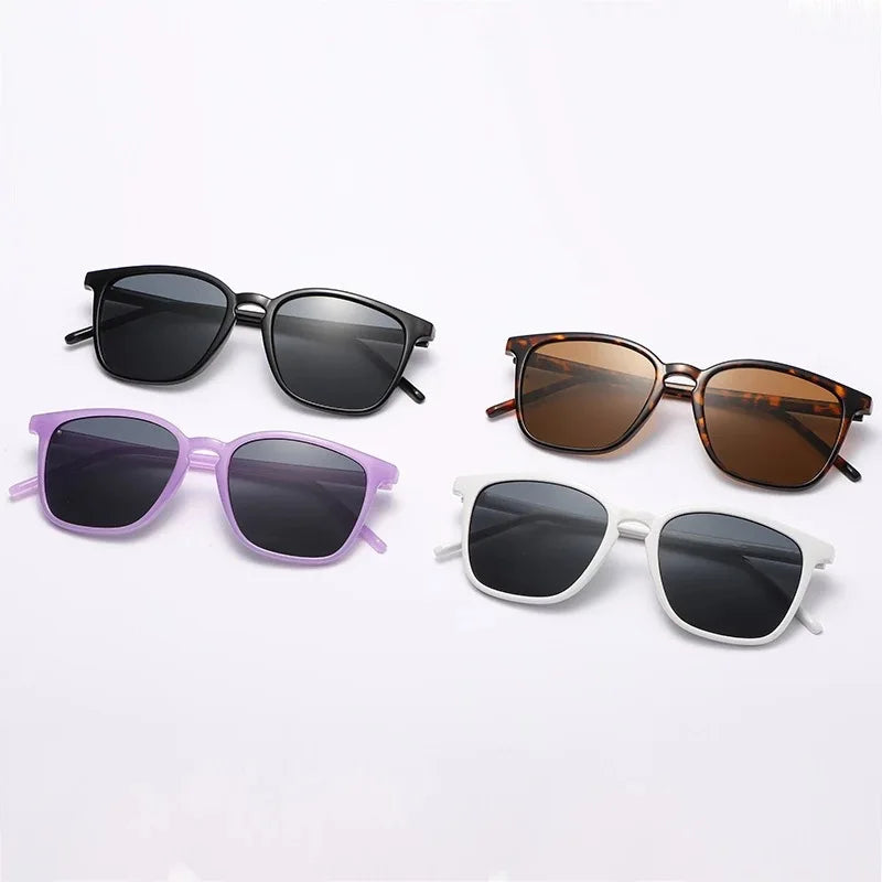 Stylish Square Sunglasses UV400 Mirrored Lenses