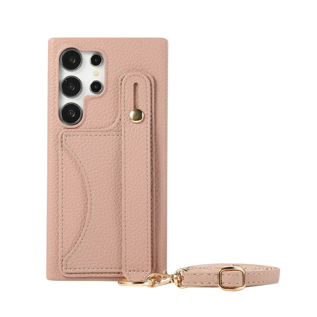 Elegant phone case with zipper
