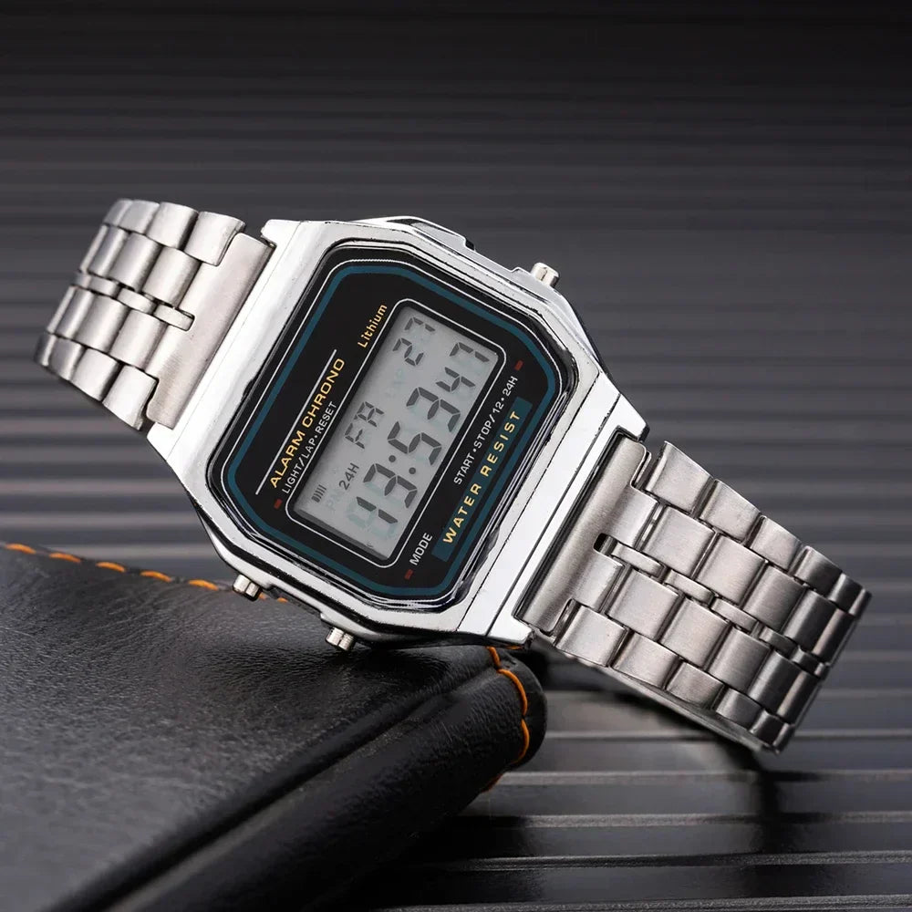 Digitale LED-Armbanduhr 2025 – Sportlich. Stylisch. Wasserdicht.