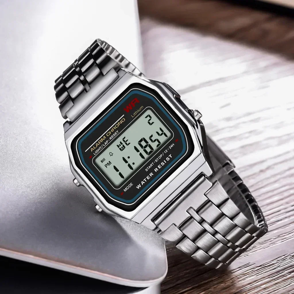 Digitale LED-Armbanduhr 2025 – Sportlich. Stylisch. Wasserdicht.