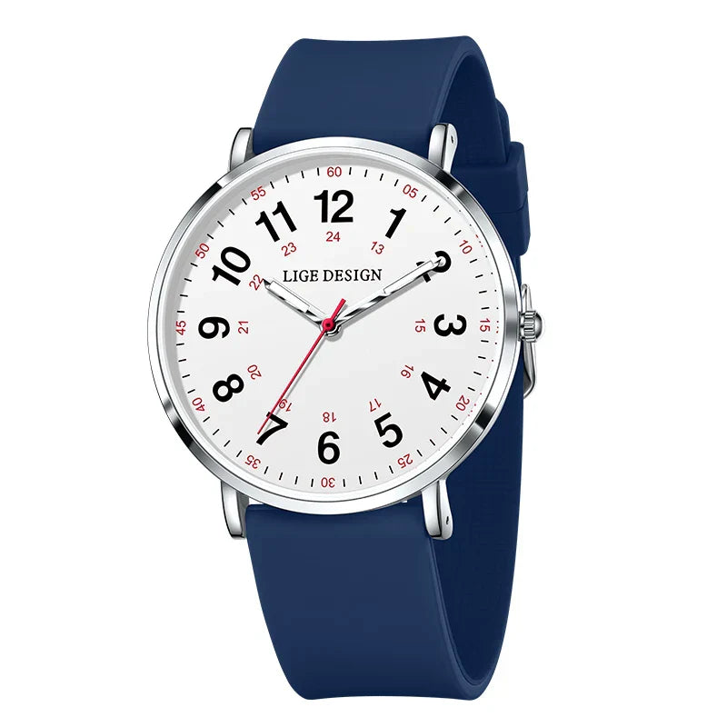 Elegante Damen Armbanduhr Analog Quarz wasserbeständig