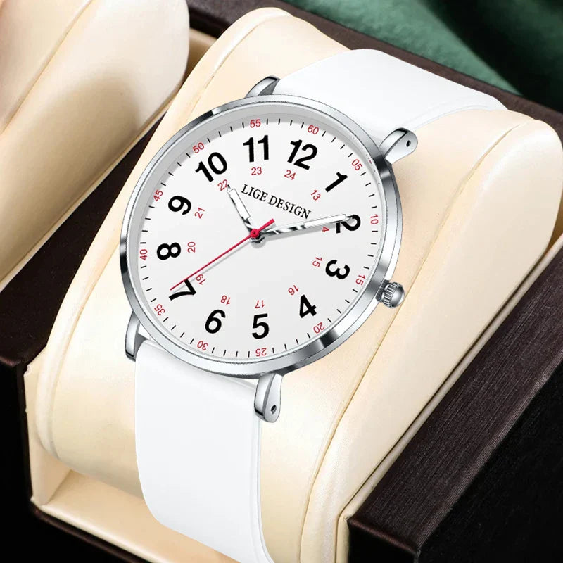 Elegante Damen Armbanduhr Analog Quarz wasserbeständig