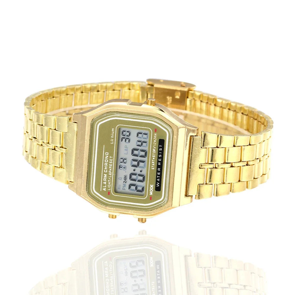 Digitale LED-Armbanduhr 2025 – Sportlich. Stylisch. Wasserdicht.