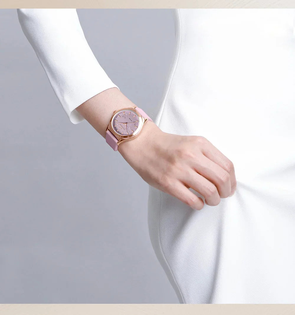 Elegante Damen Armbanduhr Analog Quarz wasserbeständig