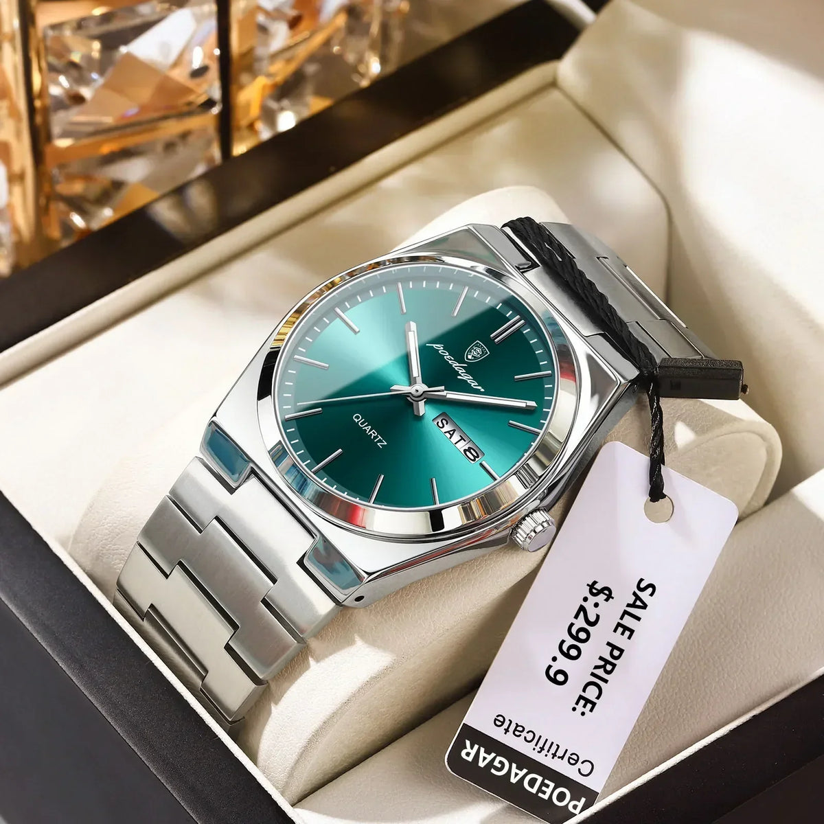 POEDAGAR Luxury Sport Quartz Men's Wristwatch