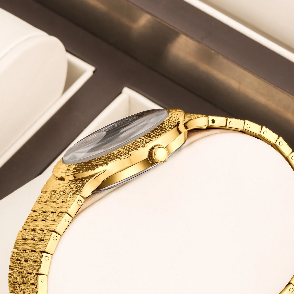 Klassische Damen Armbanduhr Analog Quarz wasserbeständig