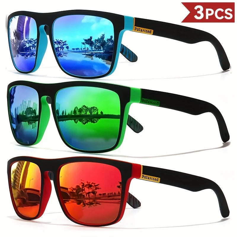 Fashion Vintage Square Polarisierte Sonnenbrille – UV400 Designer-Brille für Herren & Damen