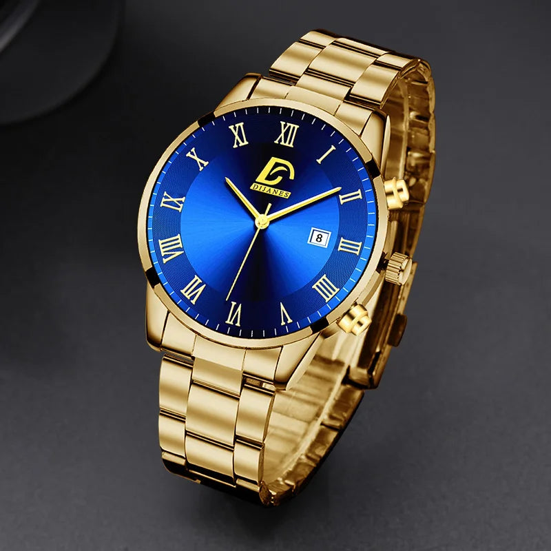 Luxury Men's Wristwatch – Minimalist & Elegant.