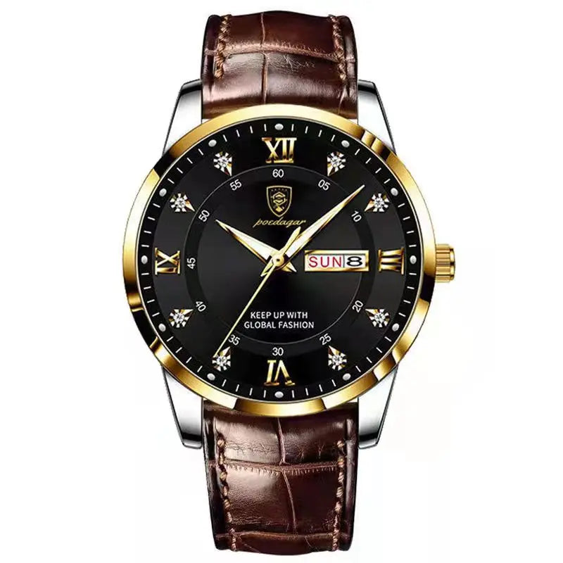 POEDAGAR Luxury Brand Men's Waterproof Watch