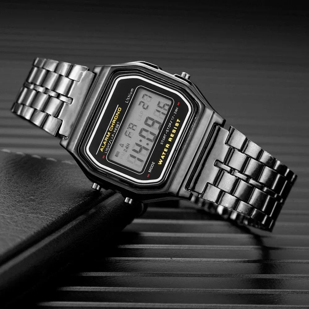 Digitale LED-Armbanduhr 2025 – Sportlich. Stylisch. Wasserdicht.