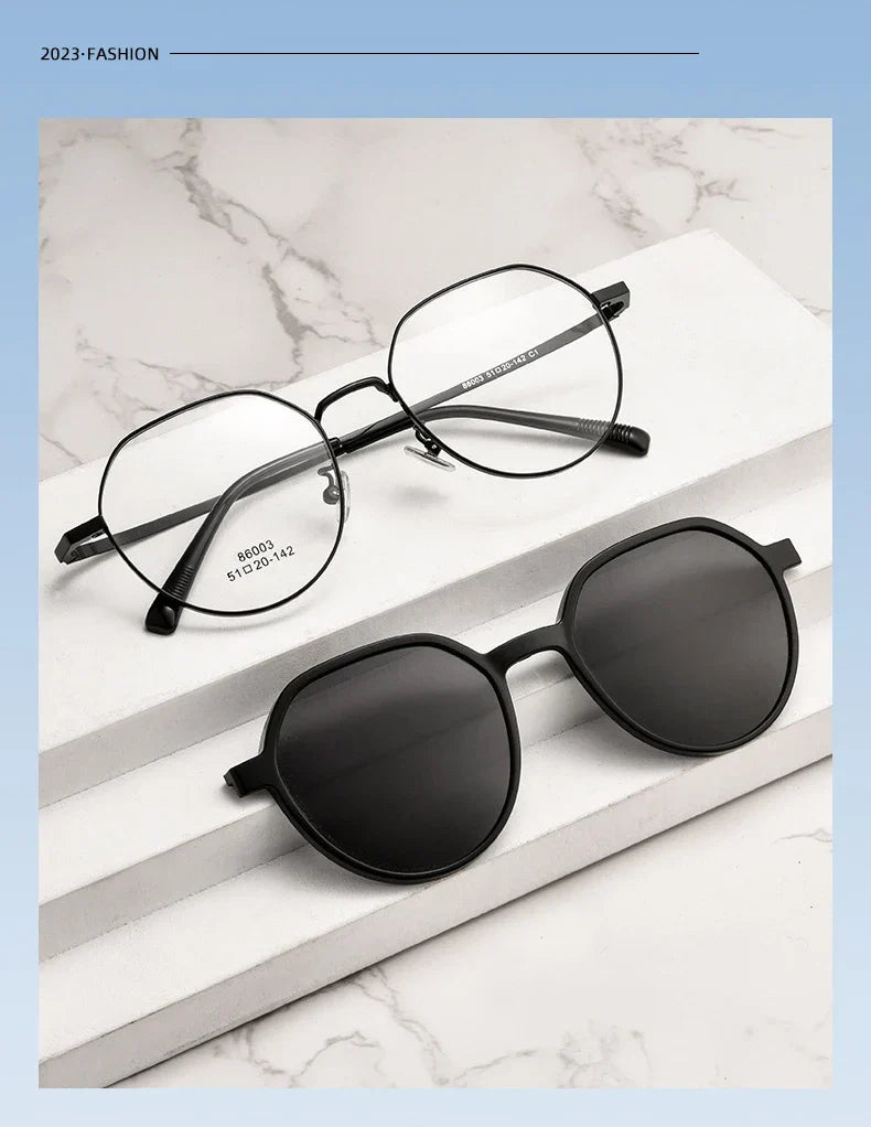 Sporty Round Polarized Sunglasses
