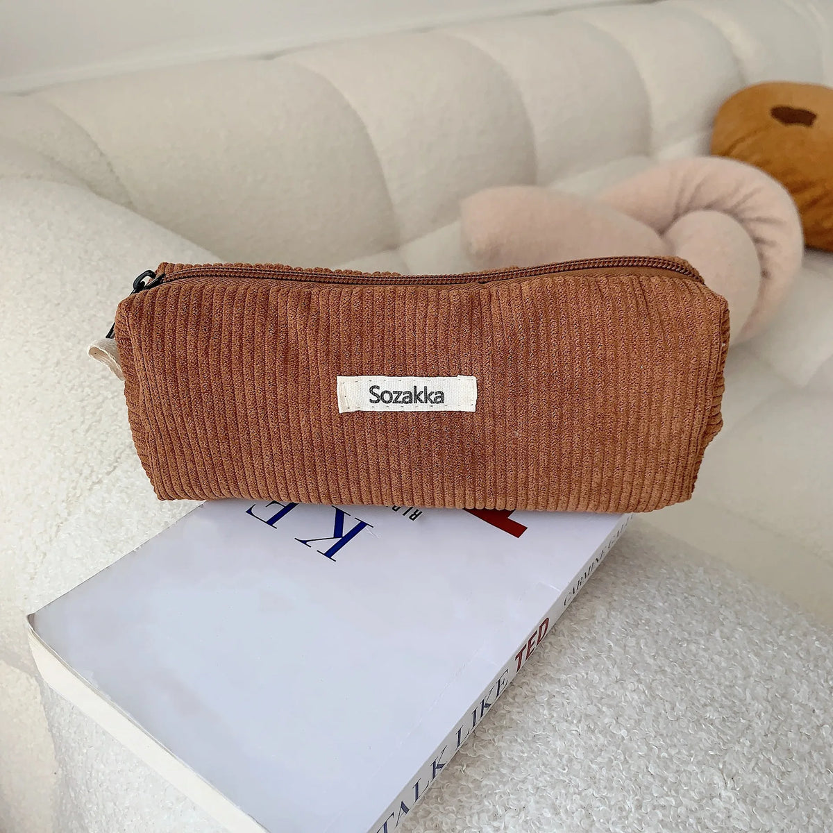Elegante Clutch Lederoptik mit Reißverschluss