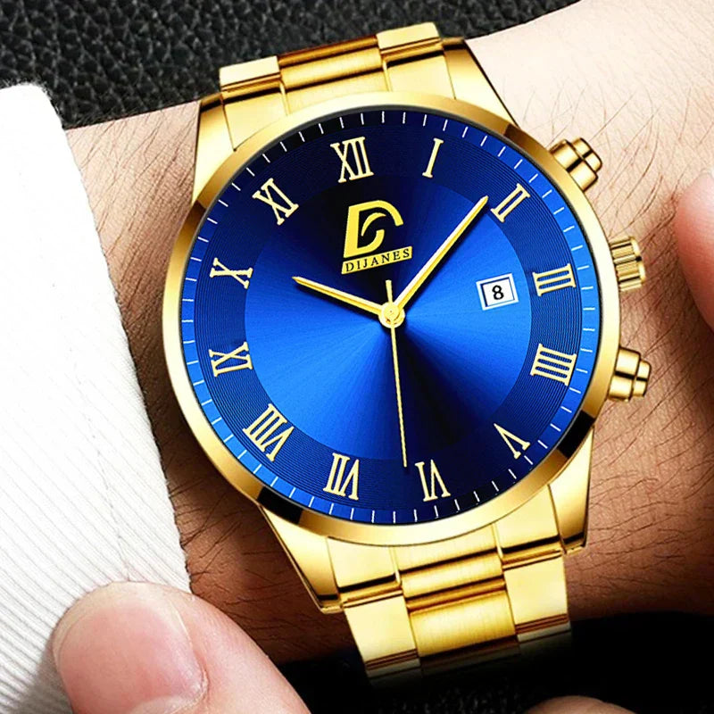 Luxury Men's Wristwatch – Minimalist & Elegant.