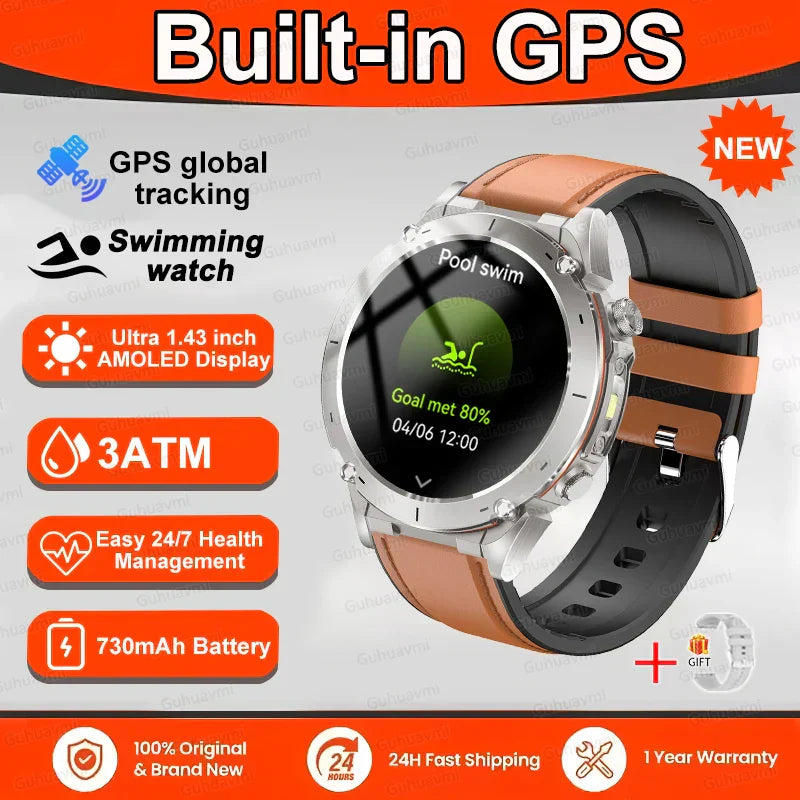 New T-Rex 3 GPS Smart Watch