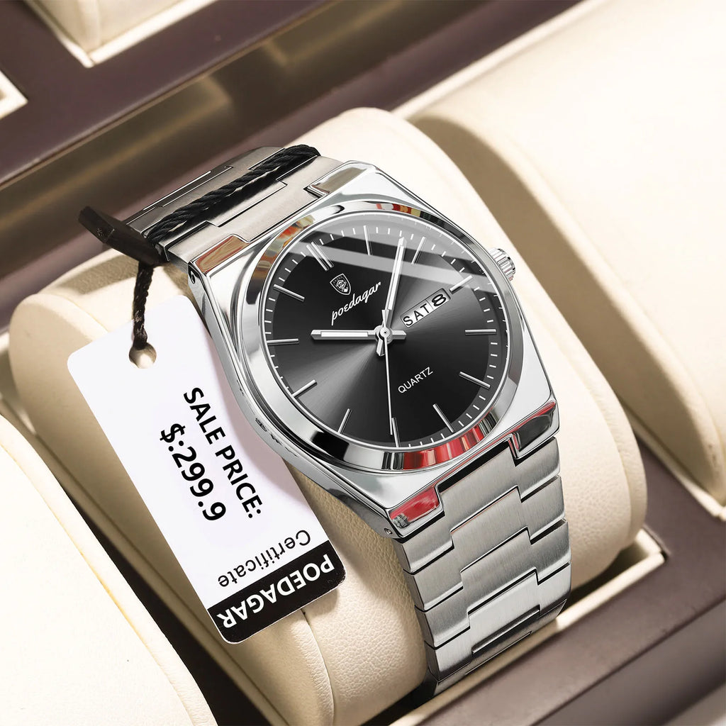 POEDAGAR Luxury Sport Quartz Men's Wristwatch