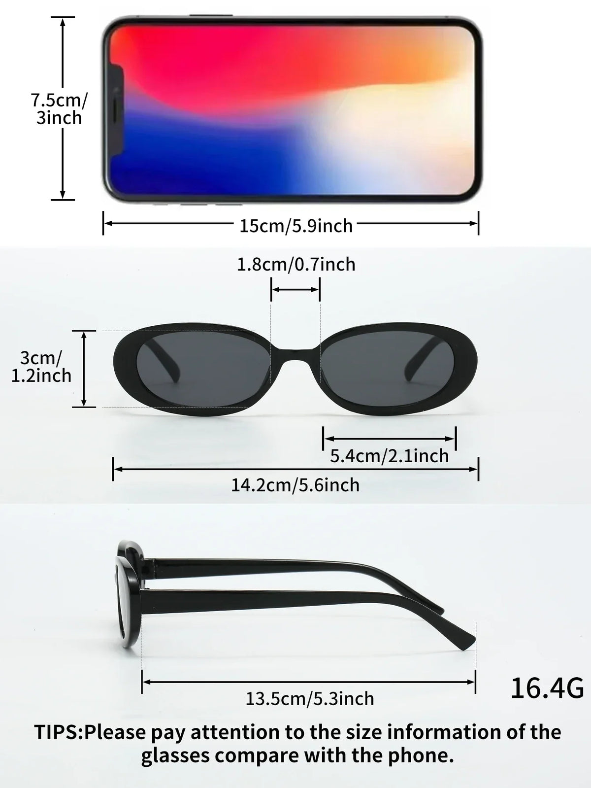 Klassische Sonnenbrille PC UV400