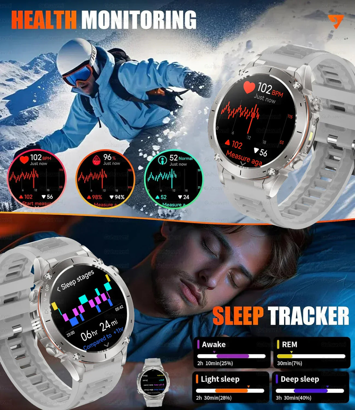 New T-Rex 3 GPS Smart Watch