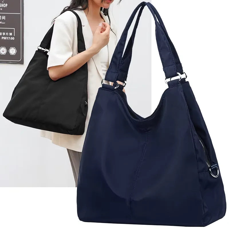 Edle Shopper Lederoptik mit Reißverschluss