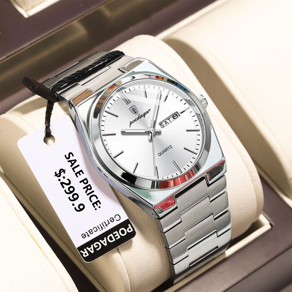 POEDAGAR Luxury Sport Quartz Men's Wristwatch