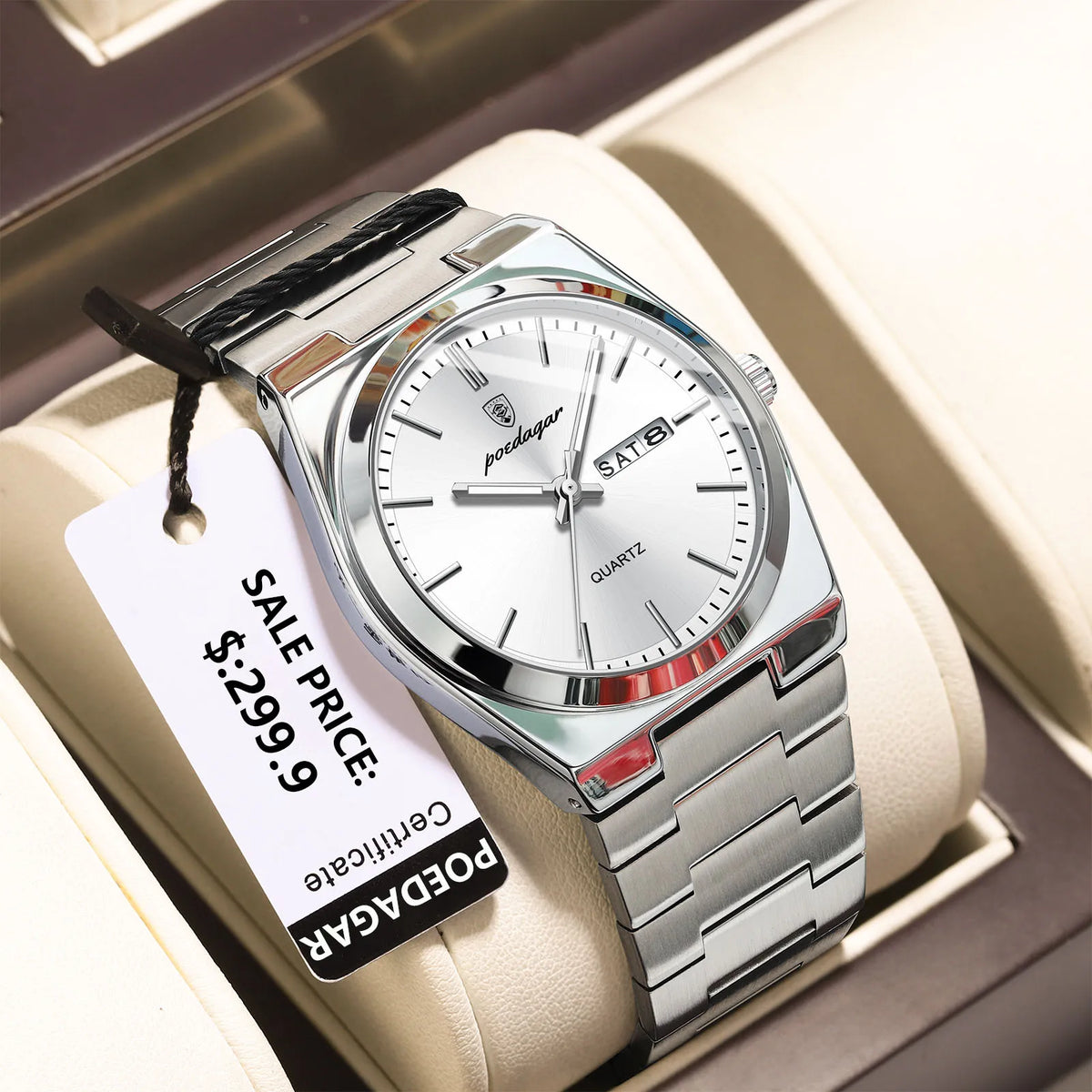 POEDAGAR Luxury Sport Quartz Men's Wristwatch
