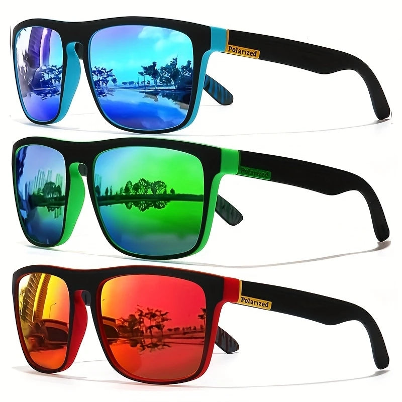Fashion Vintage Square Polarisierte Sonnenbrille – UV400 Designer-Brille für Herren & Damen