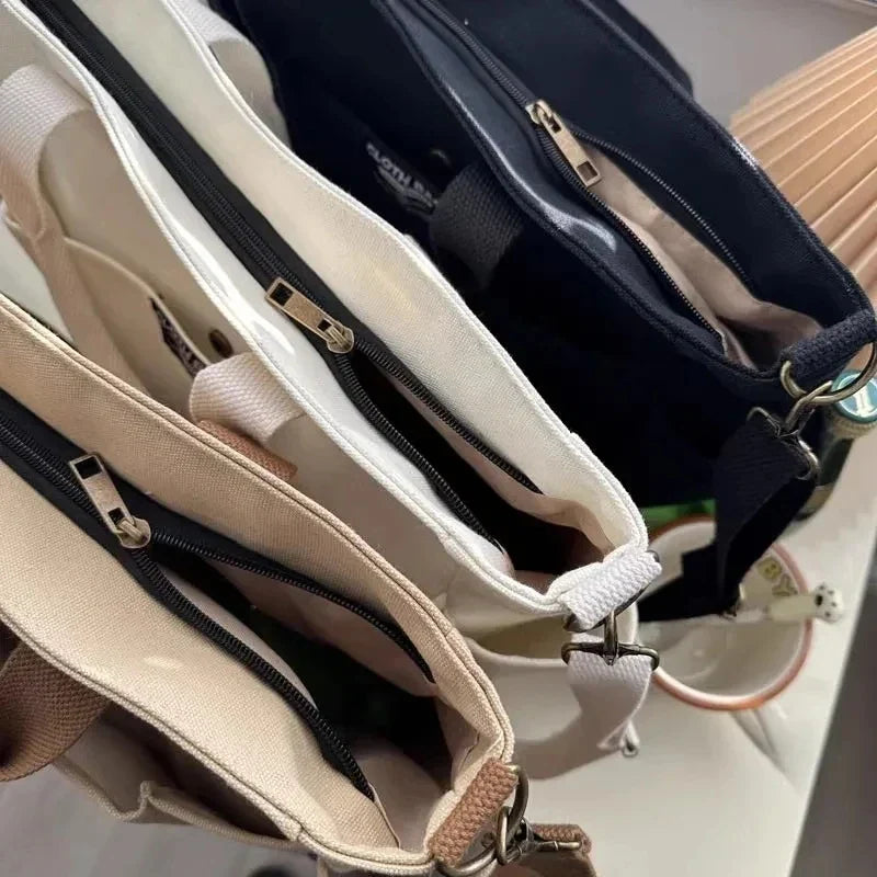 Moderne Shopper Lederoptik mit Reißverschluss