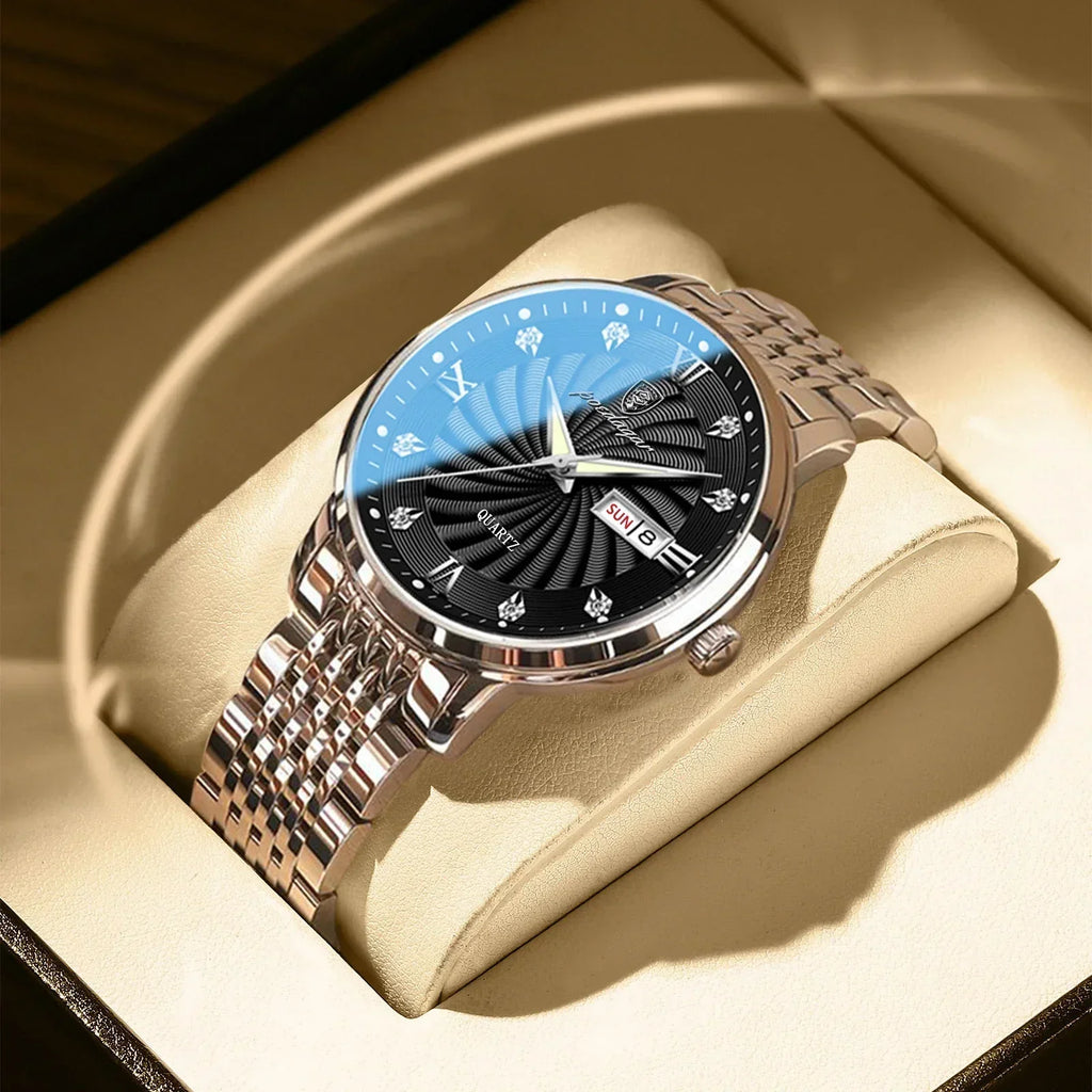 POEDAGAR Luxury Brand Men's Watch Waterproof