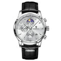 Edle Damen Armbanduhr Lederarmband Analog Quarz wasserbeständig