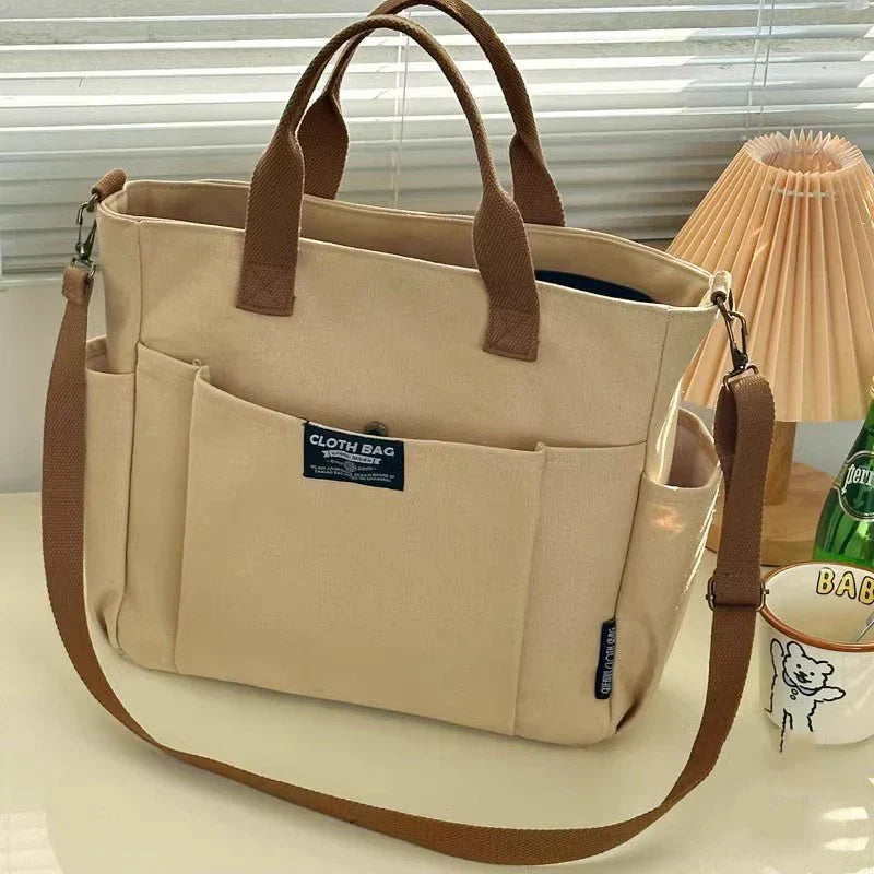 Moderne Shopper Lederoptik mit Reißverschluss