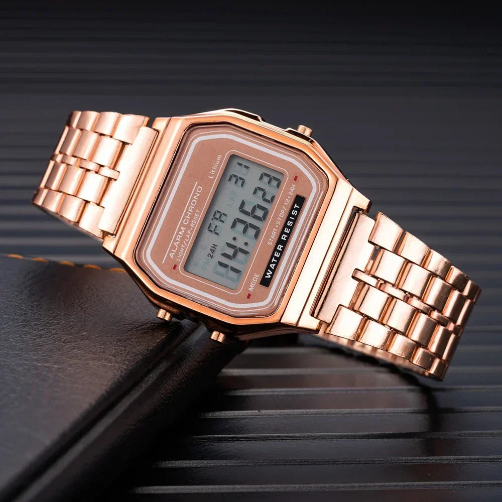 Digitale LED-Armbanduhr 2025 – Sportlich. Stylisch. Wasserdicht.