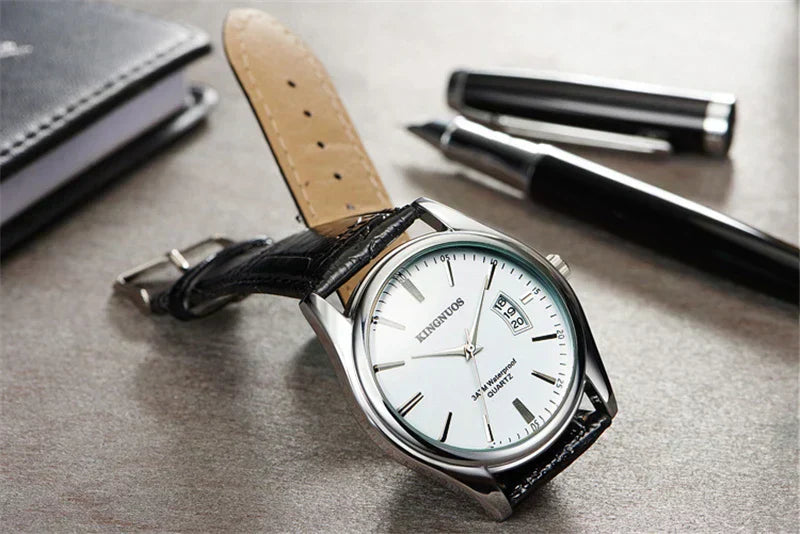 Luxus Herren-Armbanduhr 2022 – Edelstahlband, Wasserdicht, Business Uhren für Männer | Relogio Masculino