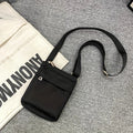 Practical Nylon Crossbody Bag with Zipper Mini