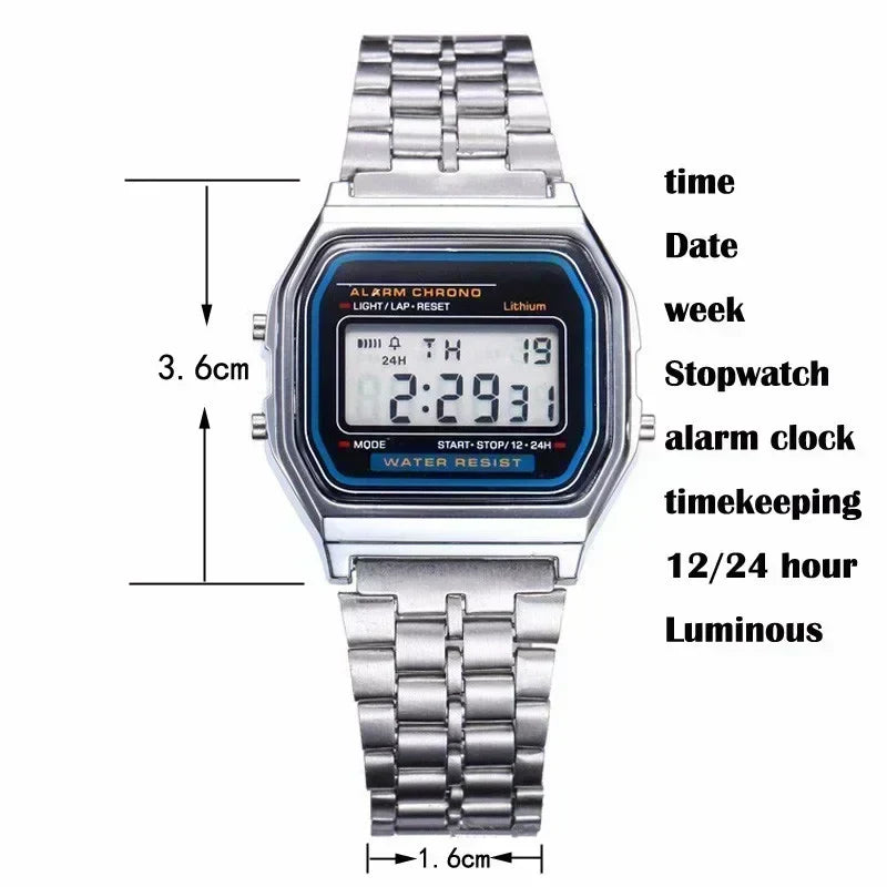 Digitale LED-Armbanduhr 2025 – Sportlich. Stylisch. Wasserdicht.